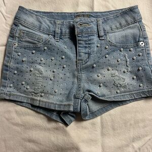 Justice jean shorts